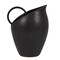 Hello Honey 82-Ounce Textured Stoneware Pitcher with Reactive Glaze, Matte Black